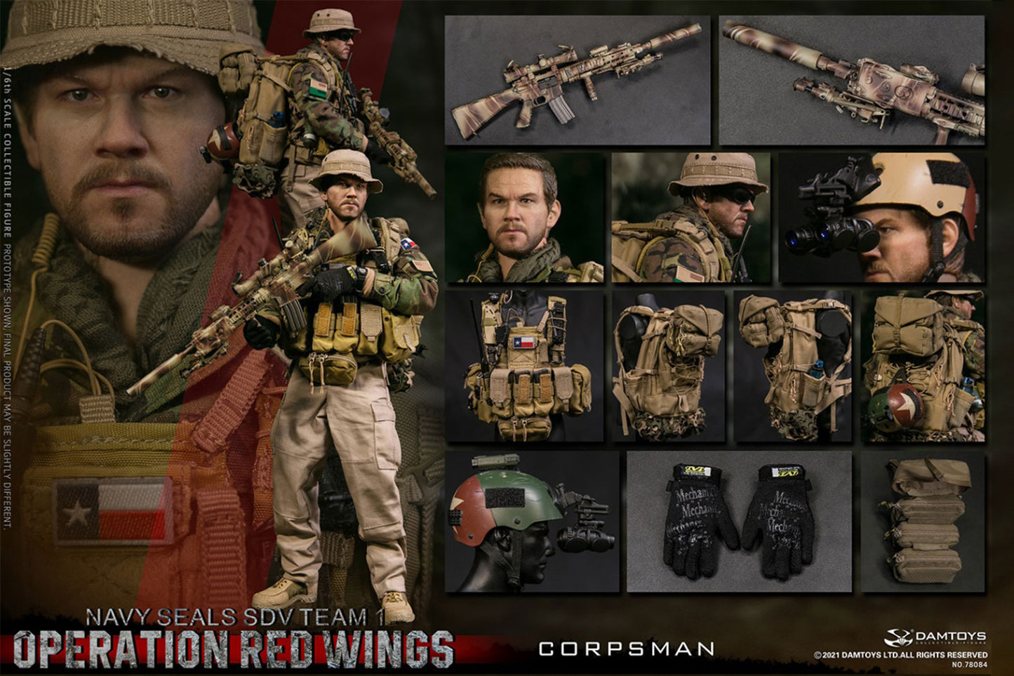 Scale Operation Red Wings – Navy Seals Sdv Team 1 Corpsman