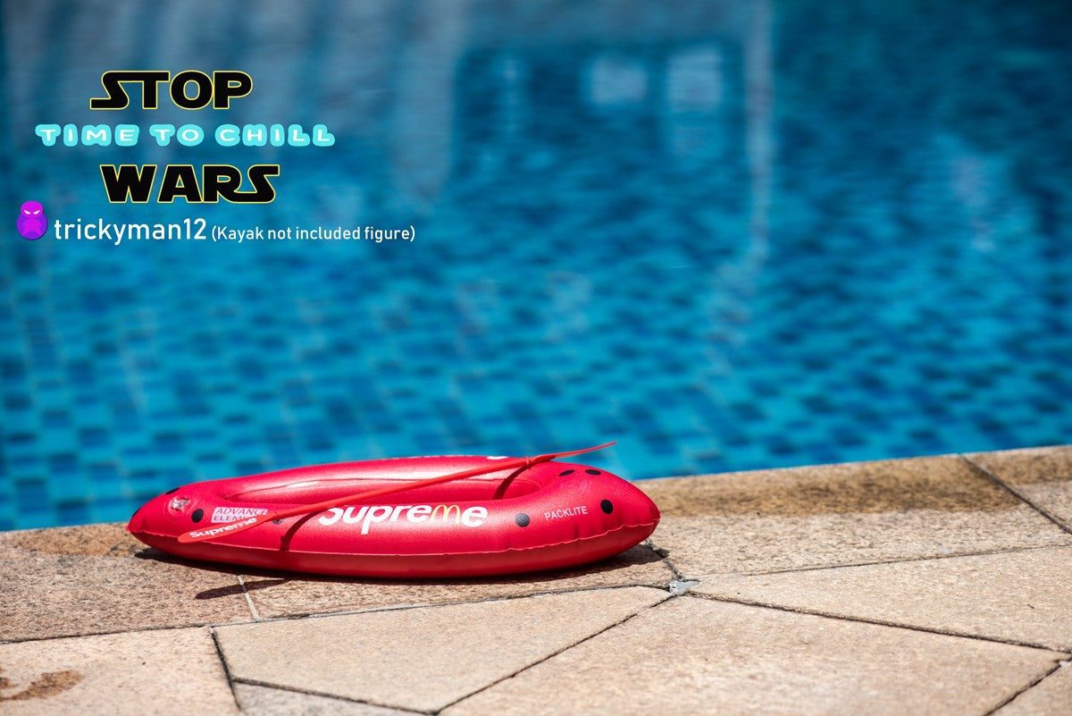 Inflatable Red Kayak