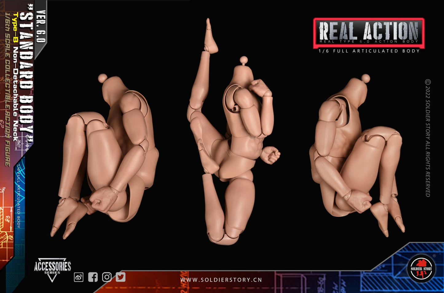 Standard Body Type B Non-Detachable Neck