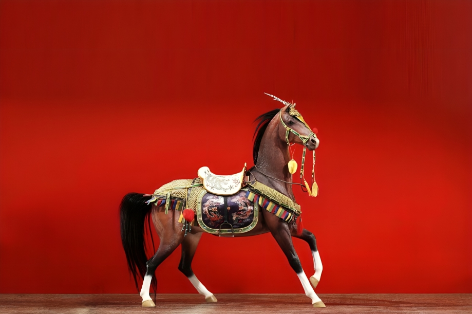Dawan War Horse Harness Gold Armor Version