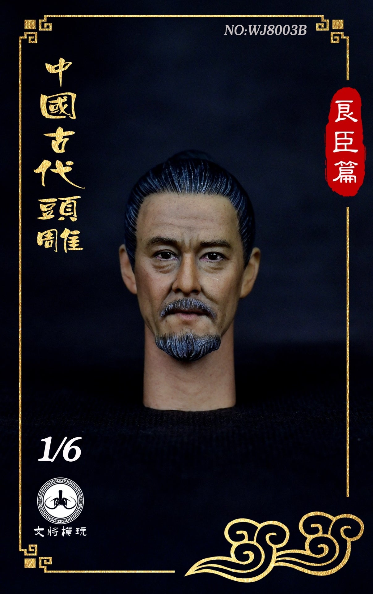 Ming Dynasty Loyal Civil Servant Ancient Chinese Head Sculpt B Chapter 2