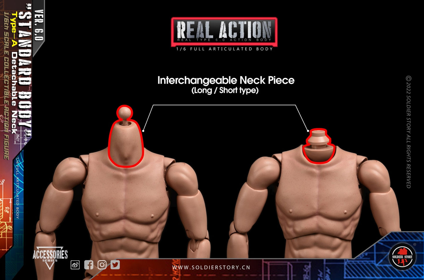 Standard Body Type A Detachable Neck