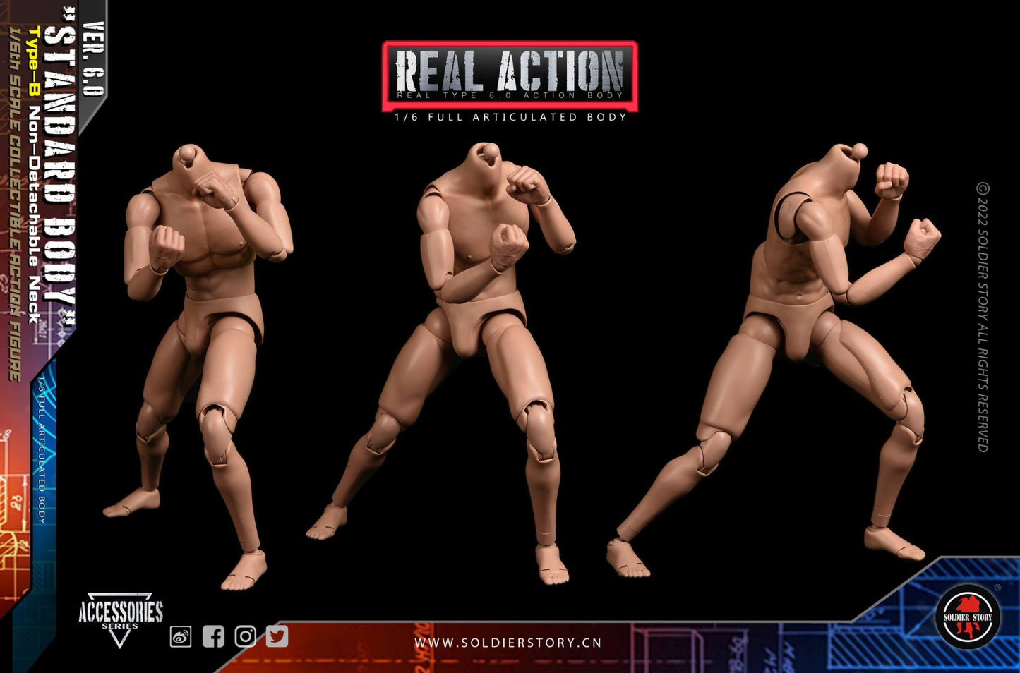 Standard Body Type B Non-Detachable Neck