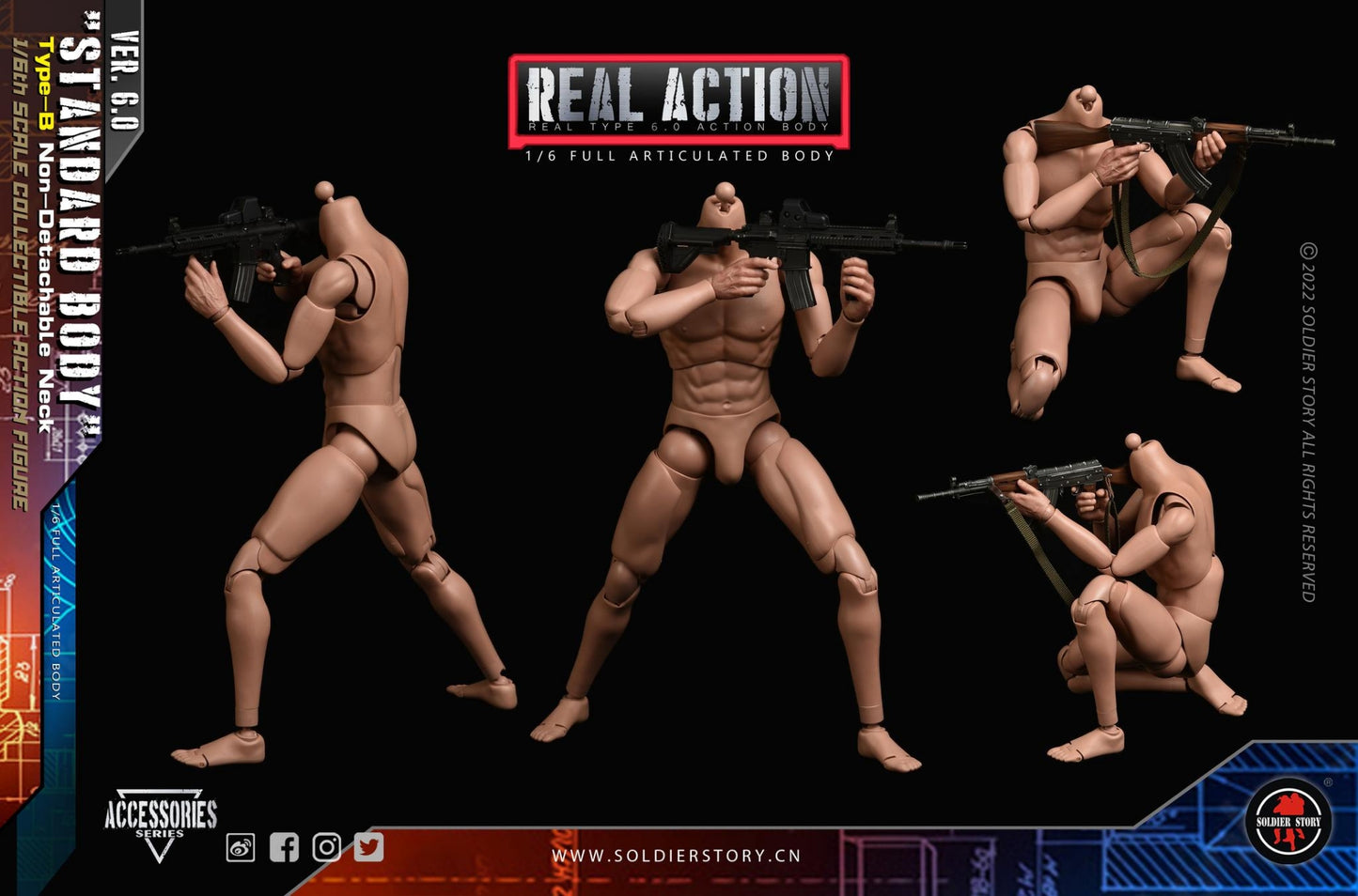 Standard Body Type B Non-Detachable Neck