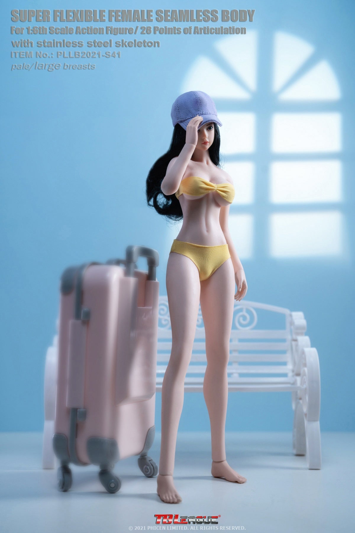 その他 SUPER FLEXIBLE FEMALE SEAMLESS BODY Super-Flexible Female Seamless 1/6 Scale Pale Tall Slender