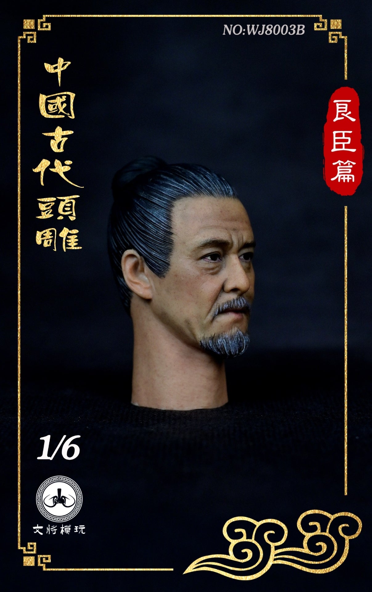 Ming Dynasty Loyal Civil Servant Ancient Chinese Head Sculpt B Chapter 2