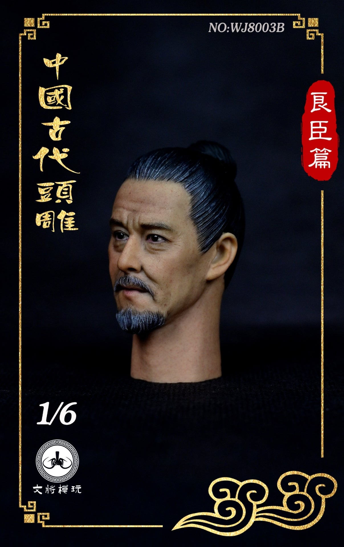 Ming Dynasty Loyal Civil Servant Ancient Chinese Head Sculpt B Chapter 2