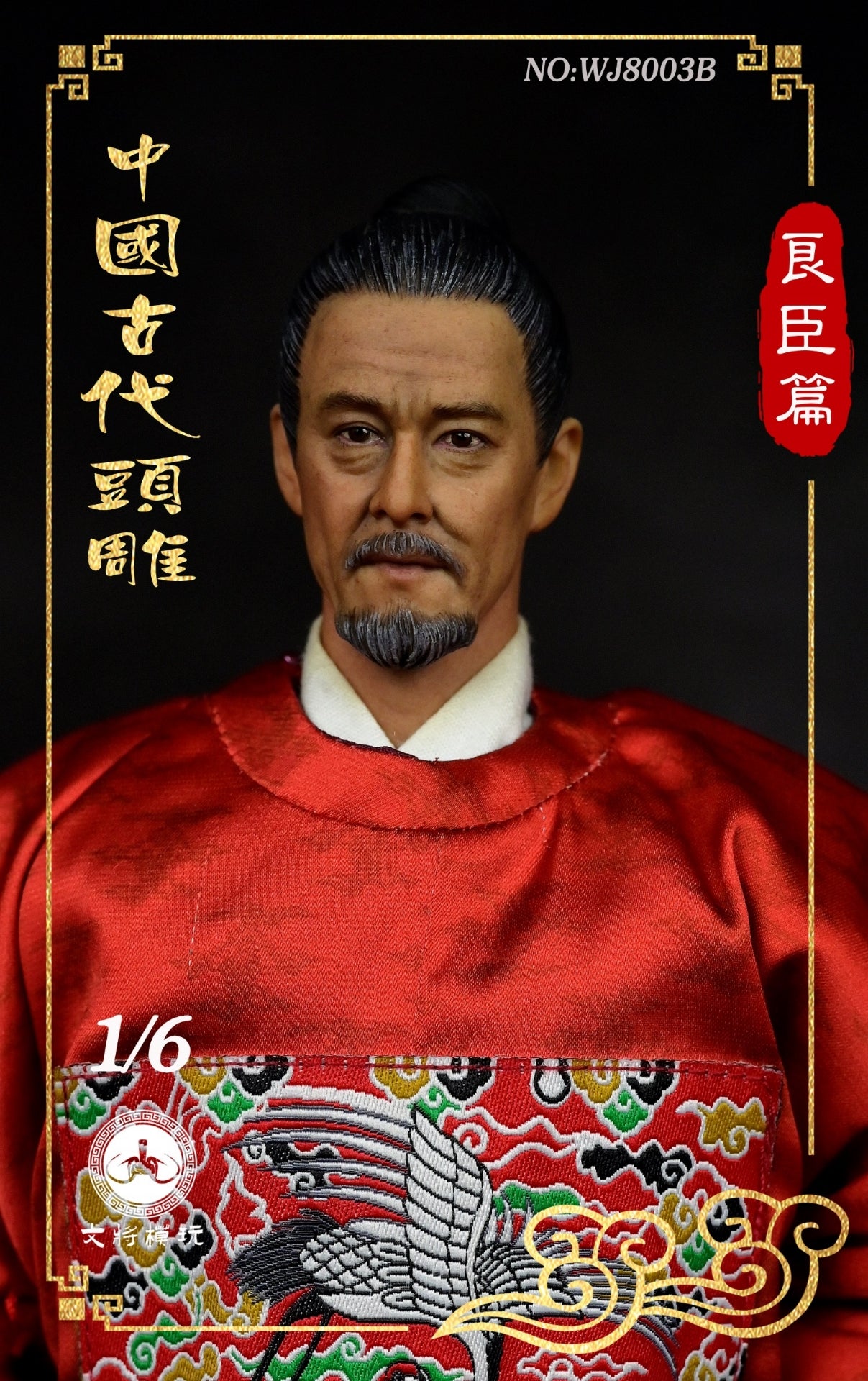 Ming Dynasty Loyal Civil Servant Ancient Chinese Head Sculpt B Chapter 2