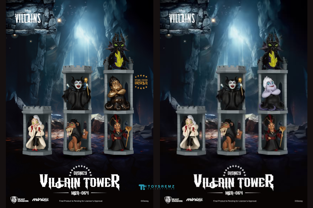 Disney Villain Tower Series Blind Box Set (6PCS)