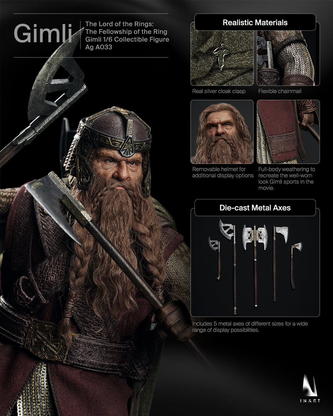 (Preorder Deposit) Lord of the Rings: The Fellowship of the Ring - Gimli