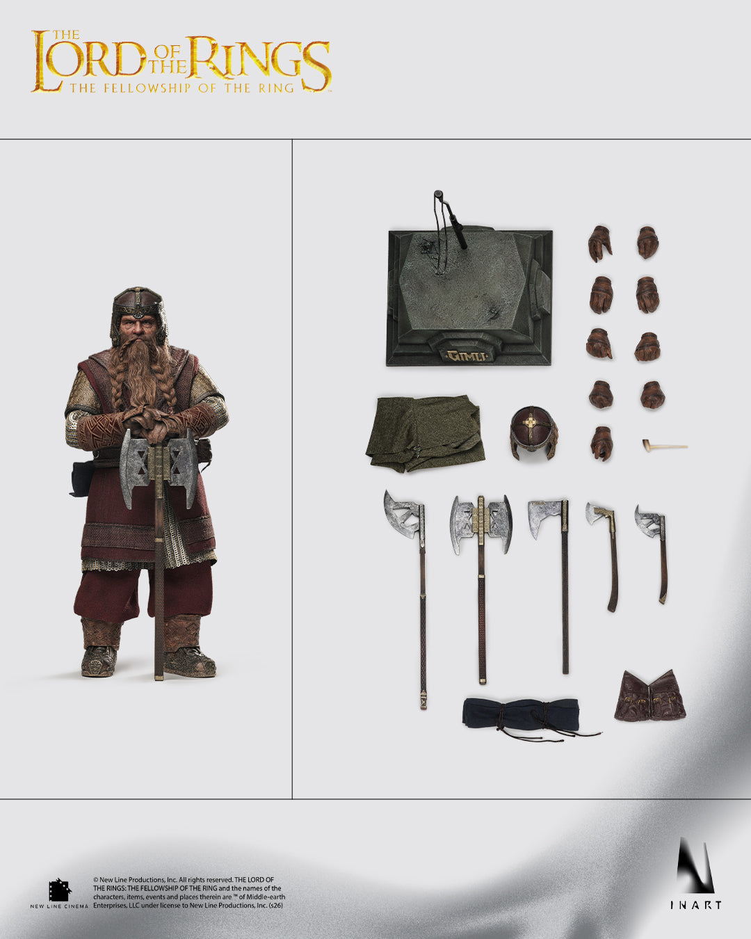 (Preorder Deposit) Lord of the Rings: The Fellowship of the Ring - Gimli