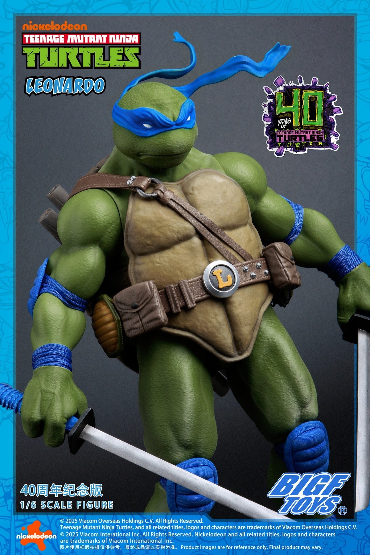 TMNT Leonardo 40th Anniversary Edition Action Figure