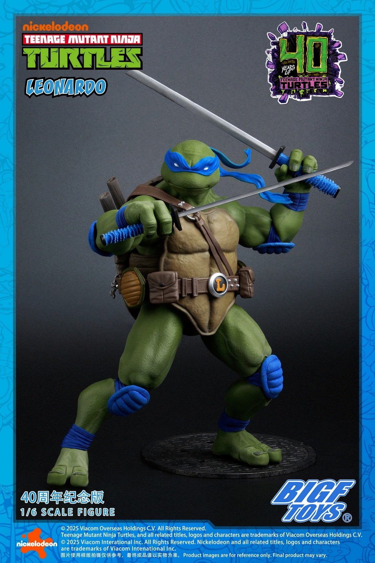 TMNT Leonardo 40th Anniversary Edition Action Figure