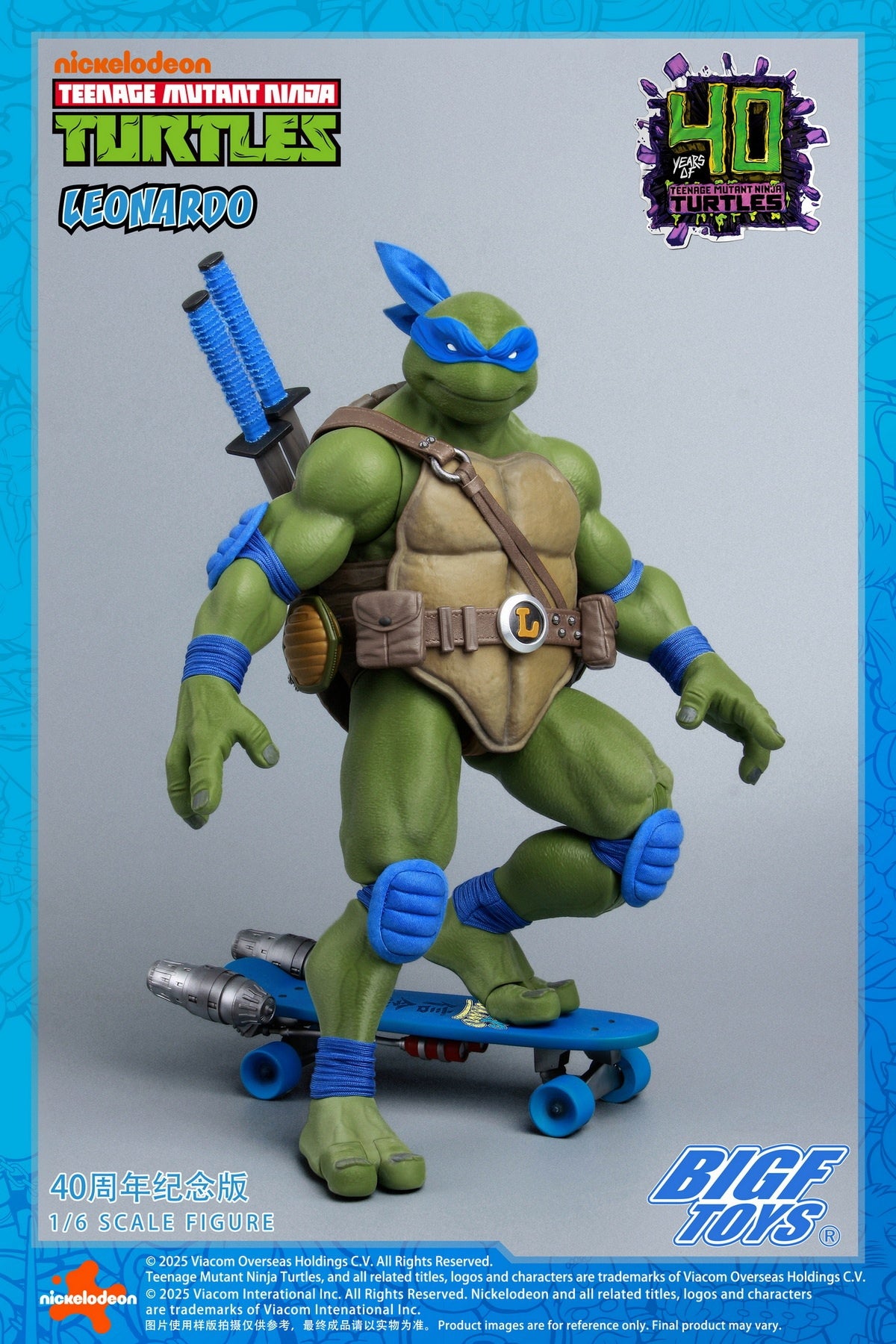 TMNT Leonardo 40th Anniversary Edition Action Figure