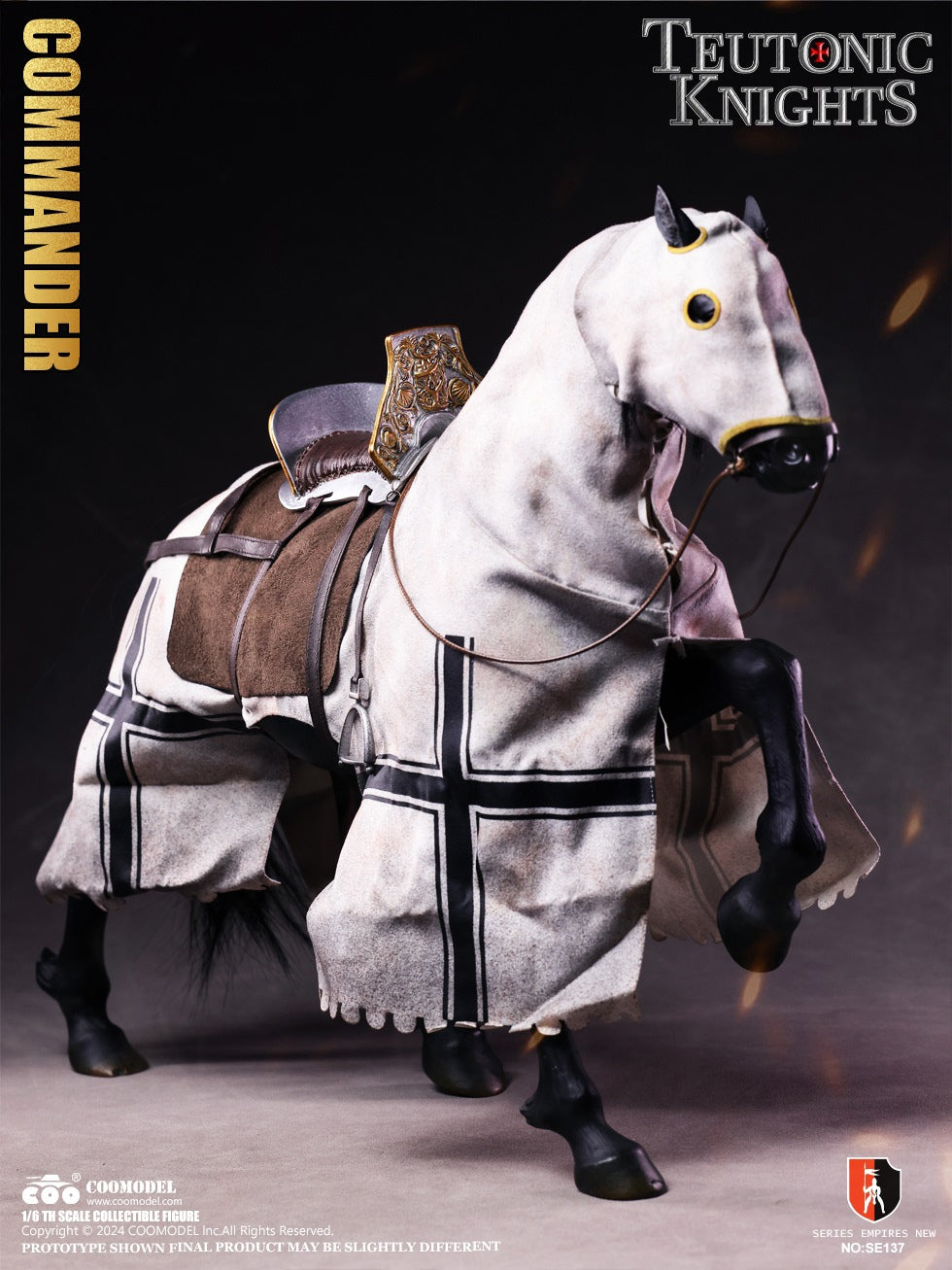 Teutonic Knights Crusader Warhorse (SE137) by Coomodel