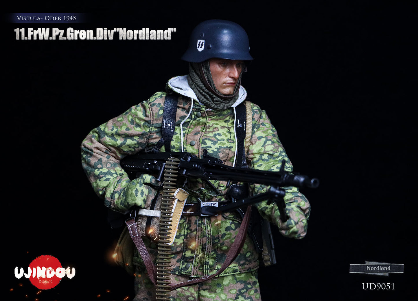 WWII 11.FrW.Pz.Gren.Div Nordland Vistula - Oder 1945 (UD9051)