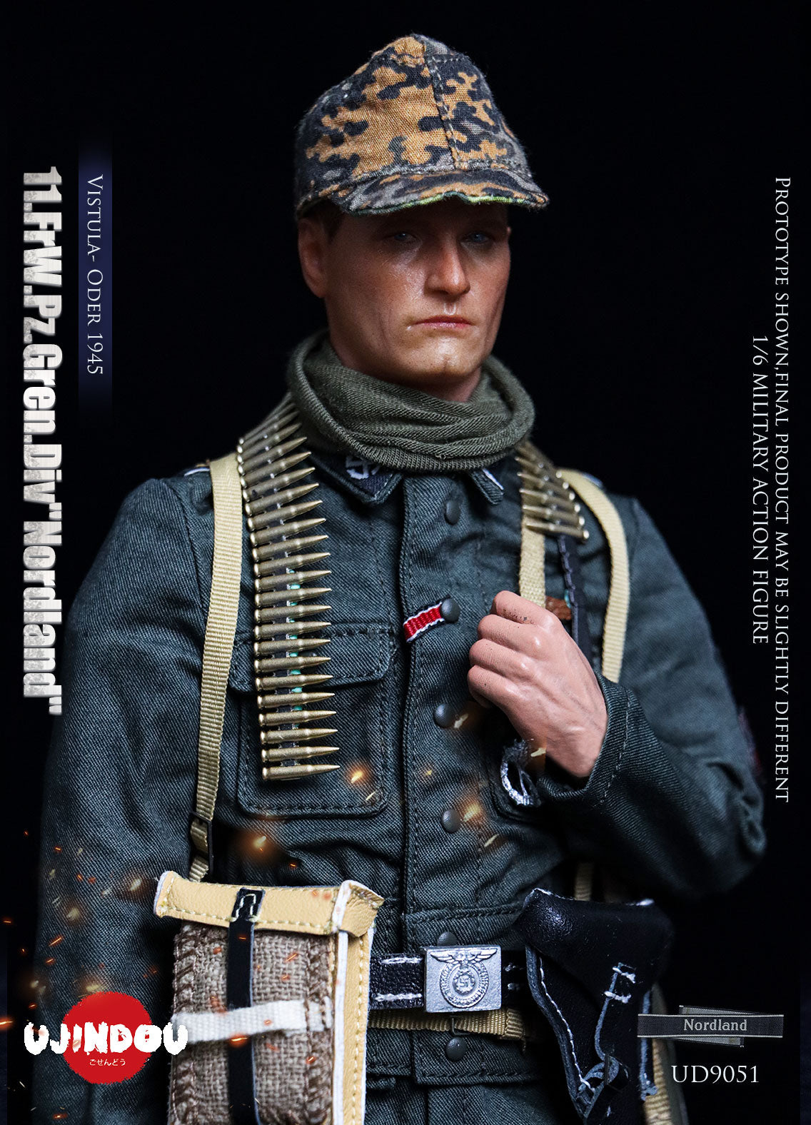 WWII 11.FrW.Pz.Gren.Div Nordland Vistula - Oder 1945 (UD9051)