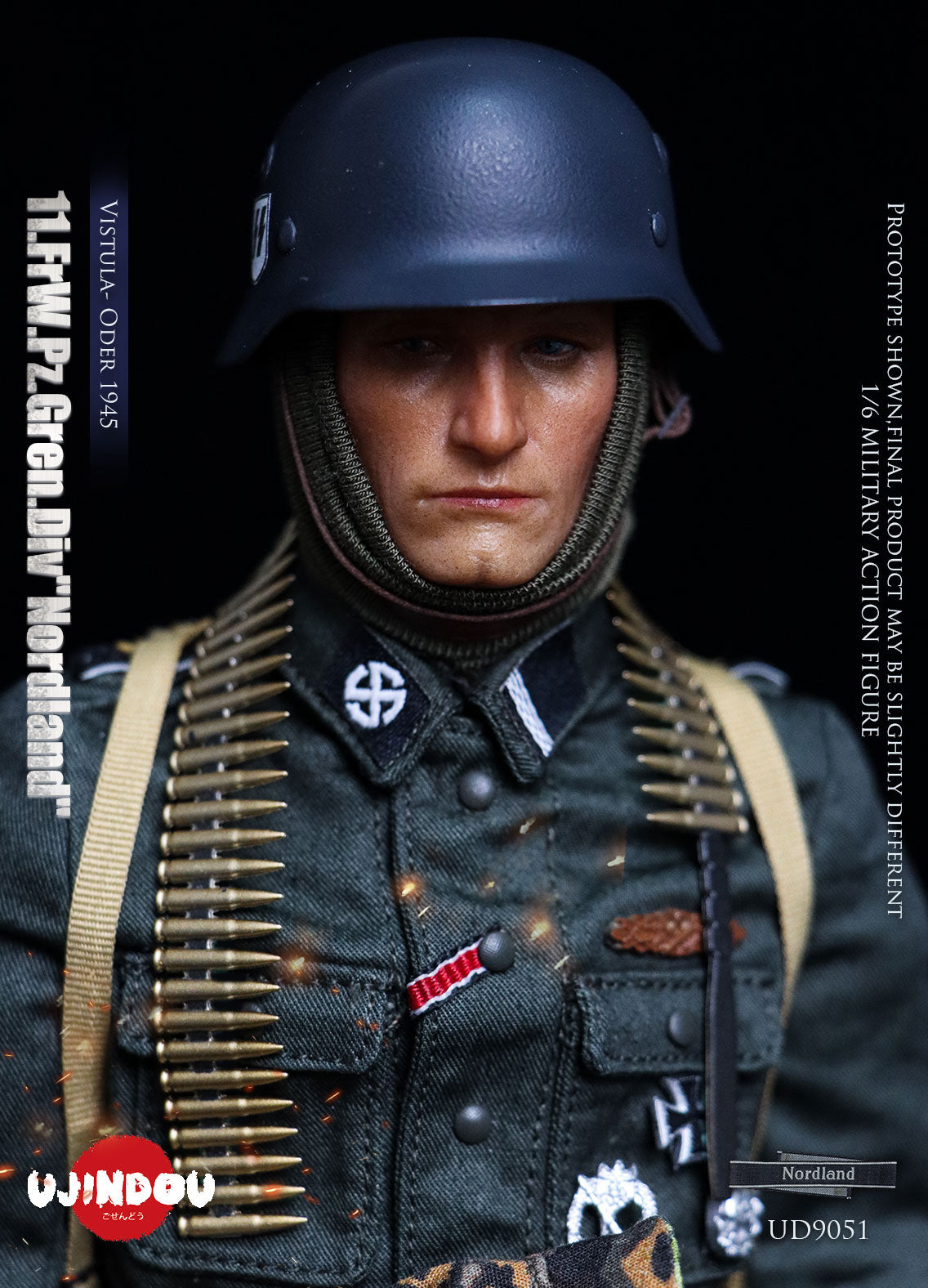 WWII 11.FrW.Pz.Gren.Div Nordland Vistula - Oder 1945 (UD9051)