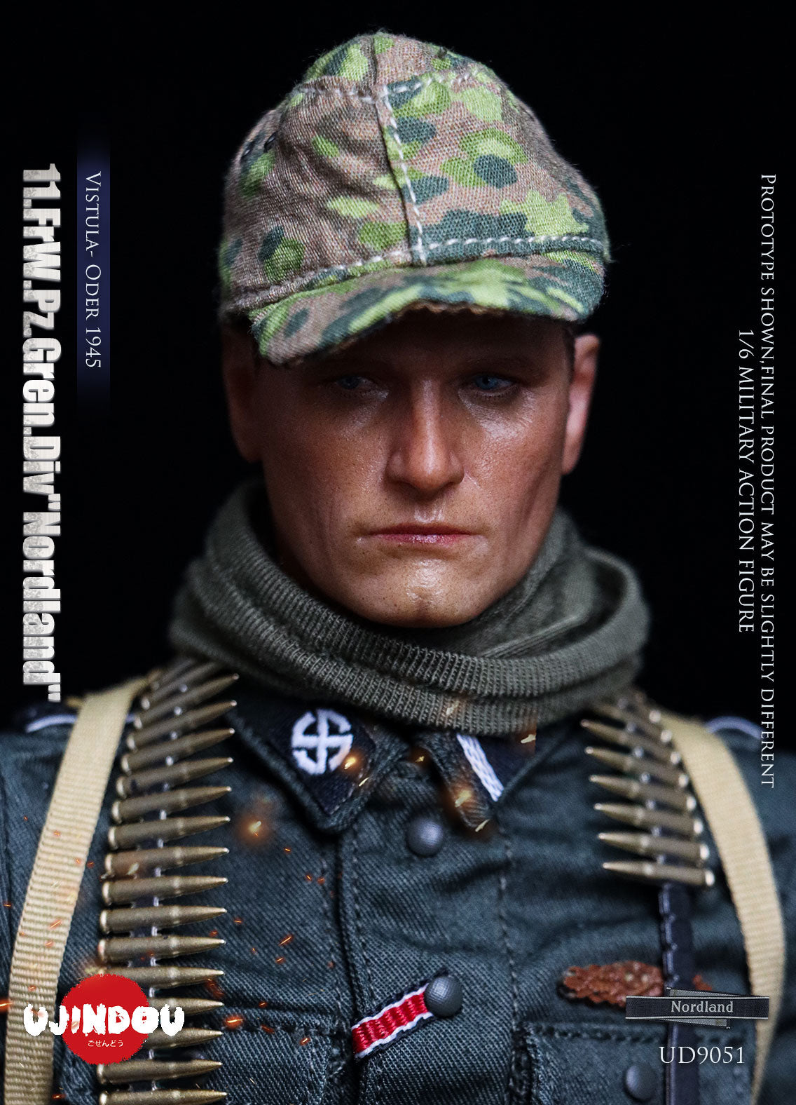 WWII 11.FrW.Pz.Gren.Div Nordland Vistula - Oder 1945 (UD9051)