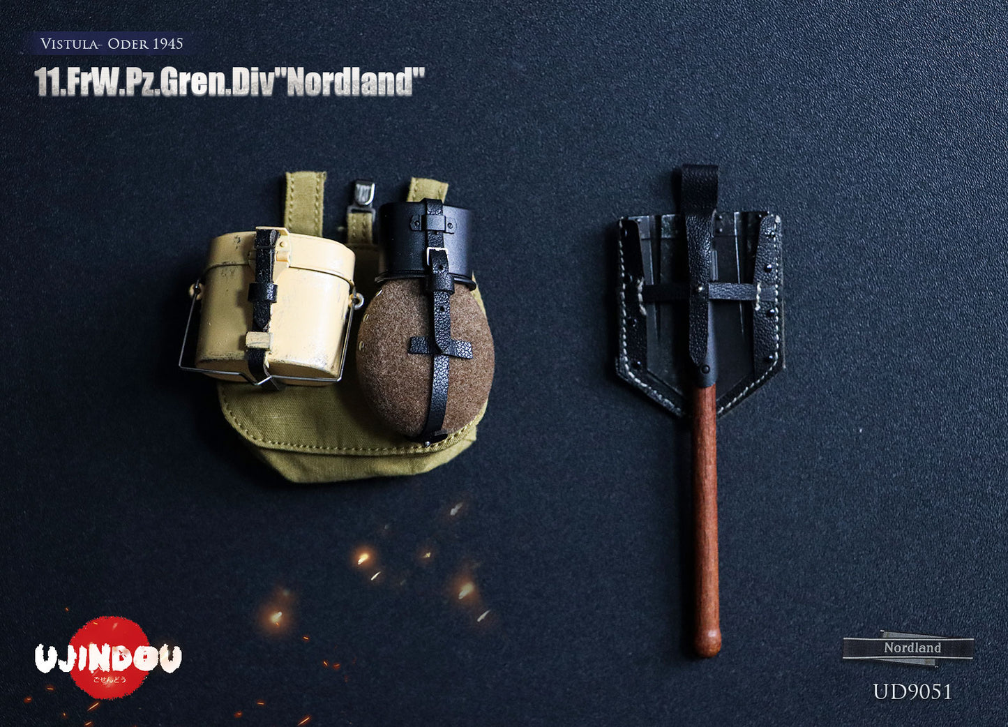 WWII 11.FrW.Pz.Gren.Div Nordland Vistula - Oder 1945 (UD9051)