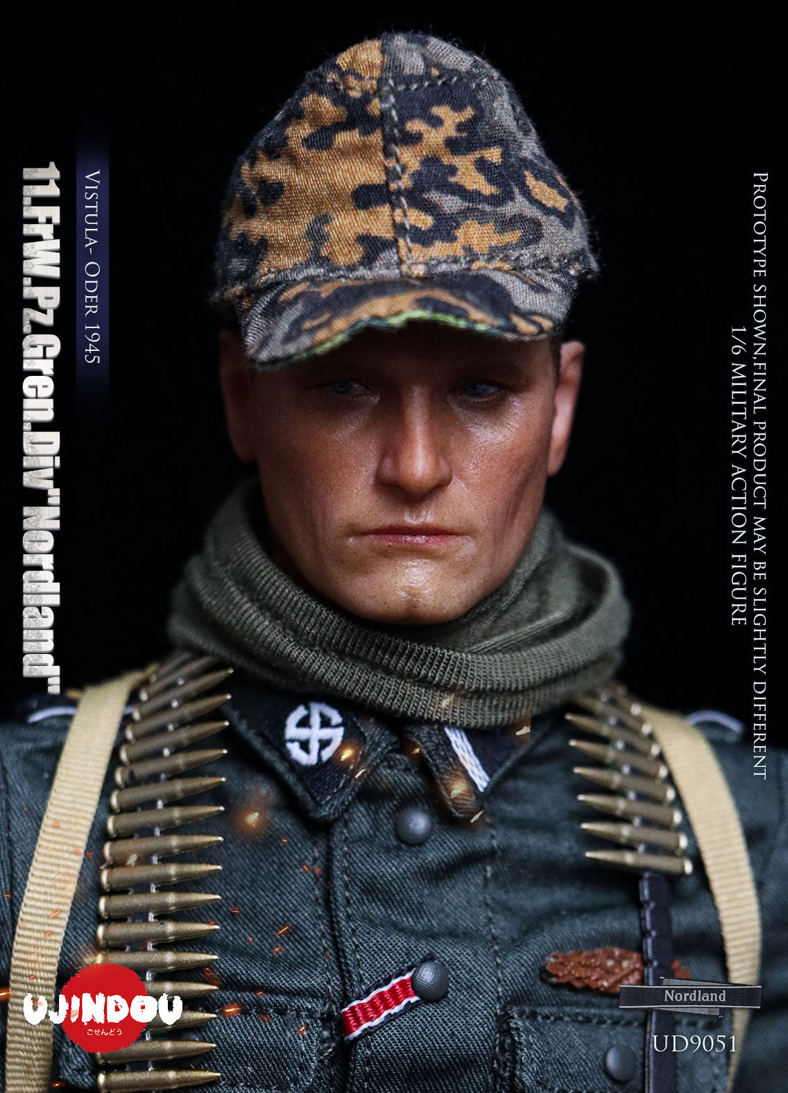 WWII 11.FrW.Pz.Gren.Div Nordland Vistula - Oder 1945 (UD9051)