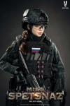 VERYCOOL 1/6 MCB Camouflage - Russian Special Combat Women Soldier Black Vest (VCF-2058A)