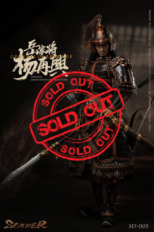 SONDER 1/6 Yang ZaiXing General of Yue Fei’s Army - Song Dynasty Series (SD005)