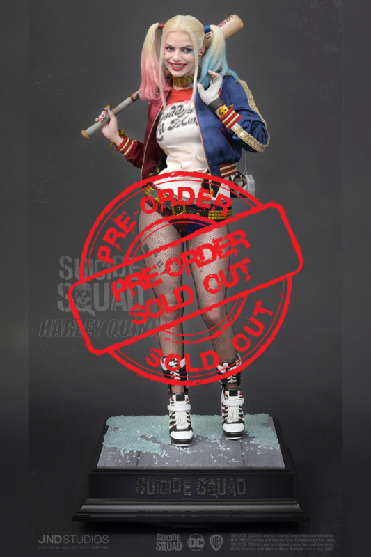 JND Studios Suicide Squad Harley Quinn 1/3 Scale Hyperreal Movie Statue (HMS005)