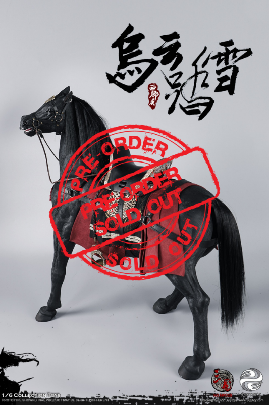 303TOYS 1/6 THREE KINGDOMS SERIES – BLACK CLOUD ON SNOW, THE STEED OF ZHANG FEI (MP015)