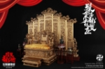 303TOYS 1/6 PAINTED GOLD CLOUD DRAGON - THE TREASURED DRAGON CHAIR TOP CARVING VERSION (ES4008)