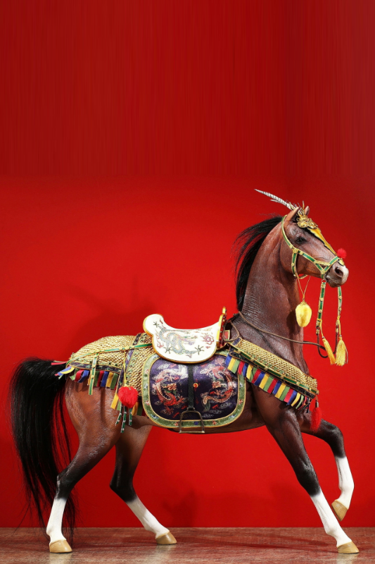 KLG 1/6 Dawan War Horse Harness Gold Armor Version