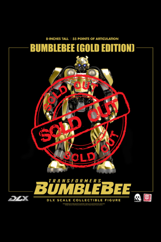Threezero Transformers: Bumblebee - DLX Bumblebee Gold Edition (3Z0294-EX)