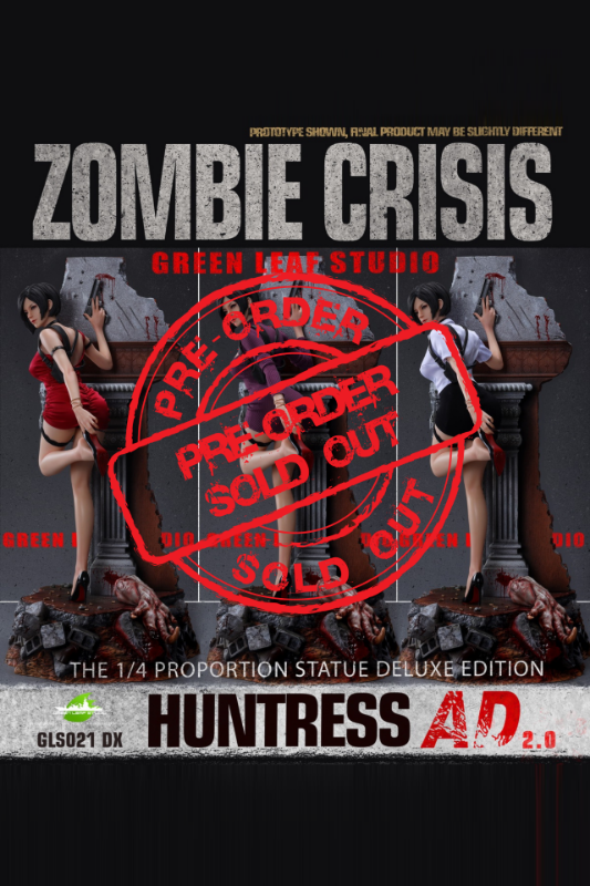 Green Leaf Studio 1/4 Zombie crisis REMAKE Huntress AD 2.0 Deluxe Version (GLS021DX)