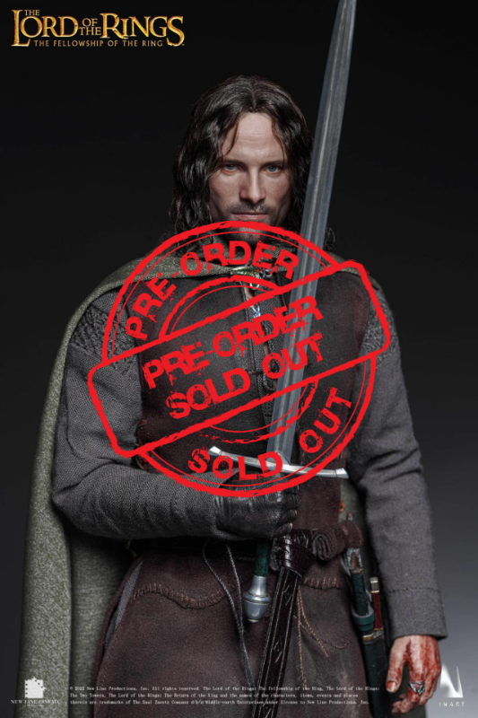 InArt 1/6 "Lord of the Rings: The Fellowship of the Ring" - Aragorn Premium Edition (Ag-A005P1)