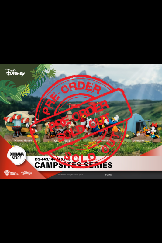 Beast Kingdom Disney PIXAR Campsites Series Diorama Stage D-Stage Figure Statue