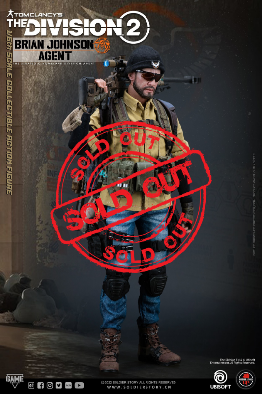 Soldier Story 1/6 Ubisoft The Division 2 Agent “Brian Johnson Deluxe Version (SSG-005)