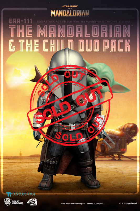 Beast Kingdom Star Wars The Mandalorian & The Child duo pack (EAA-111)