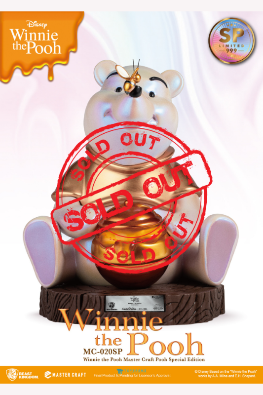 Beast Kingdom Disney PIXAR: Winnie the Pooh Master Craft Pooh Special Edition 1/4 Scale Master Craft Statue (MC-020SP)