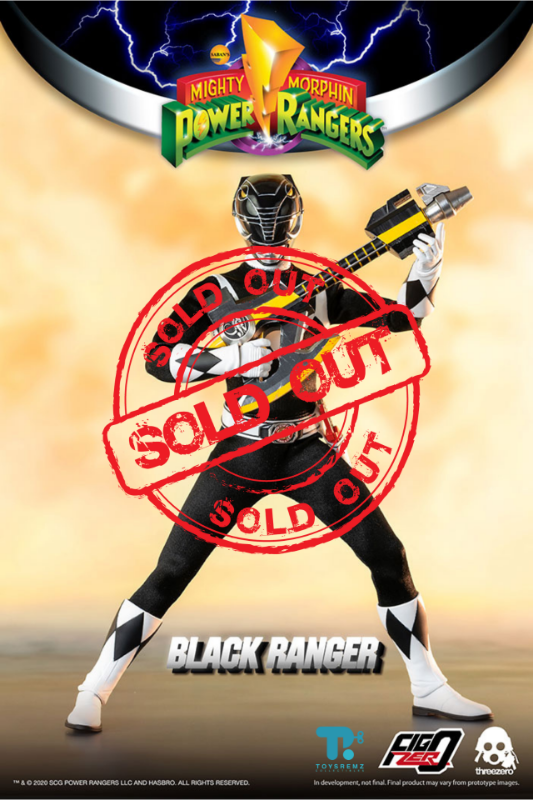 Threezero FigZero 1/6 Mighty Morphin Power Rangers - Black Ranger (3Z0197)