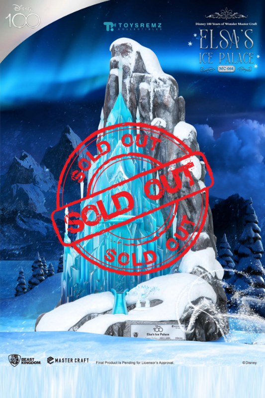 Beast Kingdom Disney 100 Years of Wonder: 1/4 scale Elsa's Ice Palace Master Craft Figure Statue (MC-064)