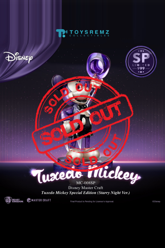 Beast Kingdom Disney: 1/4 scale Tuxedo Mickey Special Edition (Starry Night Ver.) Master Craft Figure Statue (MC-008SP)